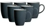 Ritzenhoff & Breker DOPPIO Kaffeebecher 320 ml Anthrazit 6er Set