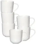 Ritzenhoff & Breker Levi Kaffeebecher 400 ml 6er Set - Wei&szlig;