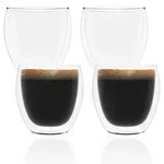Intirilife 4x doppelwandiges transparentes Espressoglas - 80 ml F&uuml;llmenge -