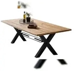 SIT M&ouml;bel Esstisch 200 x 100 x 76 cm | Tischplatte 40 mm | Wildeiche natur 