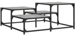 vidaXL Couchtisch Grau Sonoma 87,5x87,5x40 cm Holzwerkstoff
