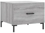 vidaXL Couchtisch Grau Sonoma 50x50x40 cm Holzwerkstoff