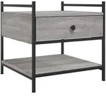 vidaXL Couchtisch Grau Sonoma 50x50x50 cm Holzwerkstoff