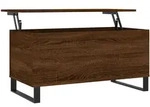 vidaXL Couchtisch Braun Eichen-Optik 90x44,5x45 cm Holzwerkstoff