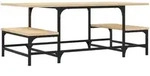 vidaXL Couchtisch Sonoma-Eiche 100x50,5x40 cm Holzwerkstoff