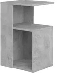 vidaXL Beistelltisch Betongrau 36x30x56 cm Holzwerkstoff