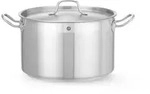HENDI Kochtopf, mittel - mit Deckel, Profi Line, 10,3L, ⌀280x(H)170mm