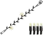 StarTrading System 24 Systemlichterkette mit Glitzereffekt 5m koppelbar ohne Trafo