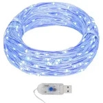 vidaXL Micro-LED-Lichterkette 40 m 400 LED Blau 8 Funktionen