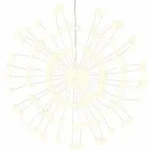 vidaXL Weihnachtsbeleuchtungen Feuerwerk 4 Stk. 140 LEDs Warmwei&szlig; 17cm