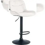 CLP Barhocker Vonore Samt creme/schwarz