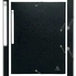 Exacompta 55951E 25x Sammelmappe mit Gummizug und 3 Klappen, Scotten Colorspan-Karton