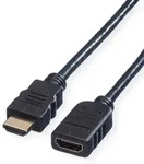 VALUE HDMI High Speed Verl&auml;ngerungskabel, mit Ethernet, ST-BU, 1 m