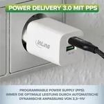 InLine&reg; 31508C InLine&reg; USB Netzteil, Ladeger&auml;t, USB-A + USB Typ-C, 33W, Power