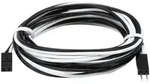Paulmann LumiTiles Kabel Square Warmwei&szlig; 1,95m 12V Schwarz Kunststoff 78418