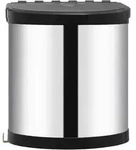 vidaXL K&uuml;chen-Einbau-M&uuml;lleimer Edelstahl 12 L