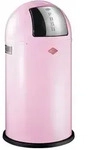 Wesco M&uuml;lleimer Pushboy Pink, Abfalleimer, Stahlblech, 50 L, 8012561