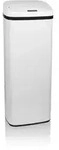 Abfallsammler / M&uuml;lleimer CLEAN V mit Sensor 50L Stahl wei&szlig; hjh OFFICE
