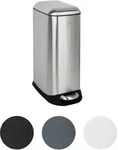 SVITA TS20 M&uuml;lleimer Treteimer Abfalleimer 20l inkl. Inneneimer Pedal Silber