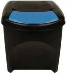 vidaXL Stapelbare M&uuml;lleimer 4 Stk. Anthrazit 100 L