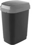 Curver Abfallbeh&auml;lter DUAL SWING 25 Ltr. schwarz/grau
