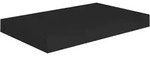 vidaXL Schwebendes Wandregal Schwarz 40x23x3,8 cm MDF