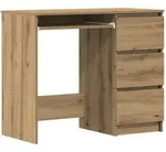 vidaXL Schreibtisch Artisan-Eiche 90x45x76 cm Holzwerkstoff