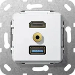 Gira UP Tragring HDMI und USB A 568103