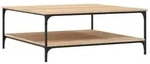 vidaXL Couchtisch Sonoma-Eiche 100x100x40 cm Holzwerkstoff