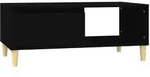 vidaXL Couchtisch Schwarz 90x50x36,5 cm Holzwerkstoff