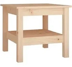 vidaXL Couchtisch 45 x 45 x 40 cm Massivholz Kiefer