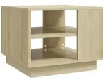 vidaXL Couchtisch Sonoma-Eiche 55x55x43 cm Holzwerkstoff