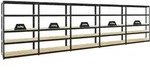 PROREGAL Mega Deal | 5x Schwerlastregal Big Elephant S | HxBxT 180x120x45 cm 