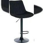 CLP Barhocker Toni Stoff schwarz/schwarz