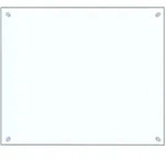 vidaXL K&uuml;chenr&uuml;ckwand Transparent 70x60 cm Hartglas