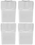 Set mit 4 KEDEN SORTIBOX M&uuml;lleimern f&uuml;r Recycling, wei&szlig;, 80 l