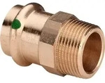 Viega &Uuml;bergangsst&uuml;ck Sanpress 2211 35 mm x R 1 Siliziumbronze