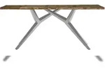SIT M&ouml;bel Esstisch 240 x 100 cm | 40 mm Platte Altholz bunt lackiert |...