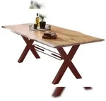 SIT M&ouml;bel Esstisch Baumkante | 200 x 100 x 76 cm | Platte 36 mm Akazie natur 