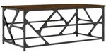 vidaXL Couchtisch Braun Eichen-Optik 100x50x40 cm Holzwerkstoff