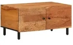 vidaXL Couchtisch 80x50x40 cm Massivholz Akazie