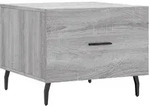 vidaXL Couchtisch Grau Sonoma 50x50x40 cm Holzwerkstoff