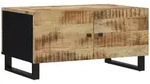 vidaXL Couchtisch 80x50x40 cm Massivholz Mango & Holzwerkstoff