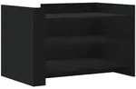 vidaXL Couchtisch Schwarz 80x50x50 cm Holzwerkstoff