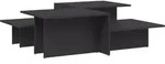 vidaXL Couchtische 2 Stk. Grau Holzwerkstoff