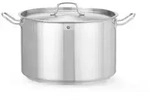 HENDI Kochtopf, mittel - mit Deckel, Profi Line, 23,2L, ⌀360x(H)230mm