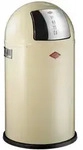 Wesco M&uuml;lleimer Pushboy Junior, Push Abfalleimer, Abfallsammler, Stahlblech, Mandel,