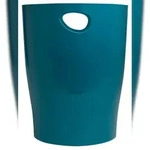 Exacompta 45328D 8x Papierkorb Ecobin, Neo Deco - Bleu canard