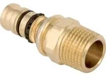 Geberit &Uuml;bergang Mepla &Oslash; 20 mm x R 3/4 mit AG Rotguss