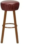 vidaXL Barhocker 2 Stk. Braun Kunstleder